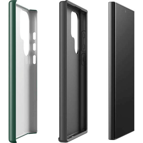 University of Miami Horizontal Mark on Green Galaxy S25 Ultra Impact Case